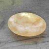 Ovaal Schaaltje - Capiz Schelp - Wit/Goud